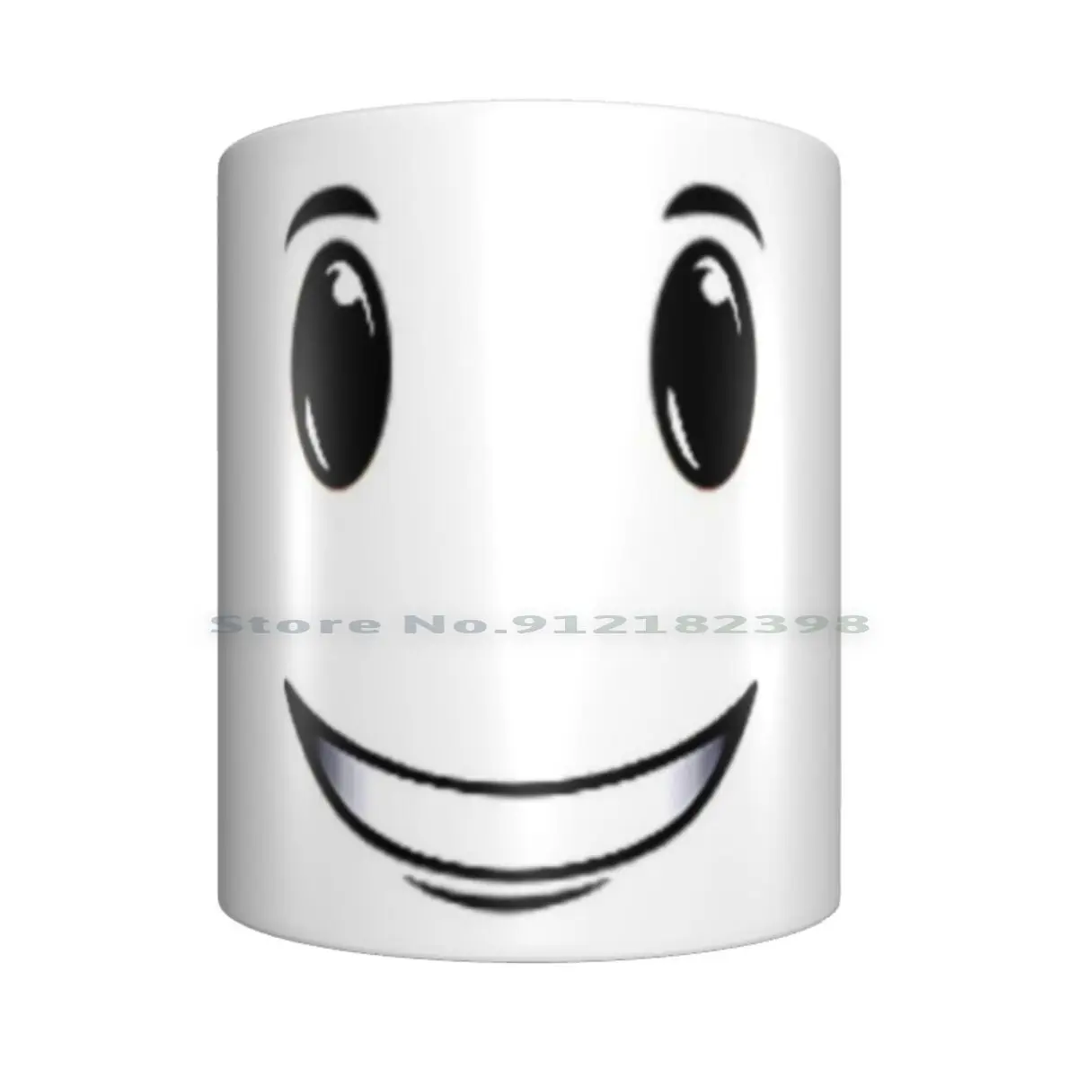 Roblox Classic Smile Face Mug Funny Gamer Game Cup 