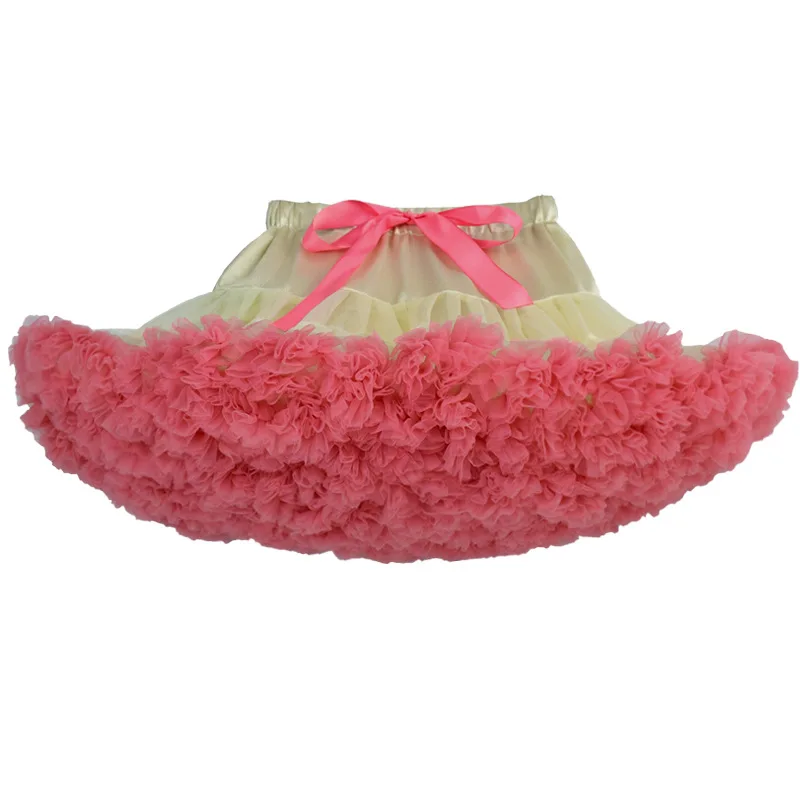 Fluffy Tutu Skirt Teenage Girls Tutu Ballet Pettiskirt Women Adult Princess Tulle Party Dance Fashion Mesh Skirts Female