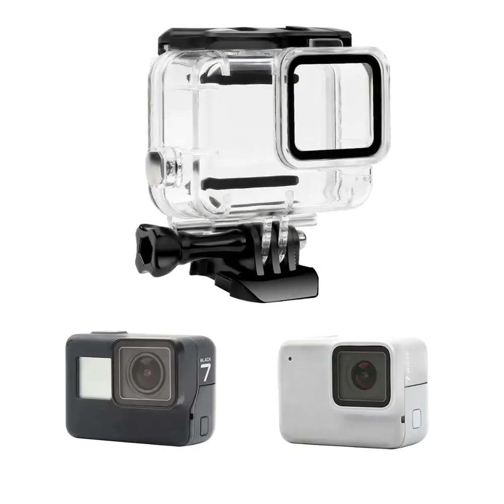 

Underwater 45m Waterproof Housing Protective Case Cover For GoPro Hero 7 Silver White Sport Action Camera Diving Accessories