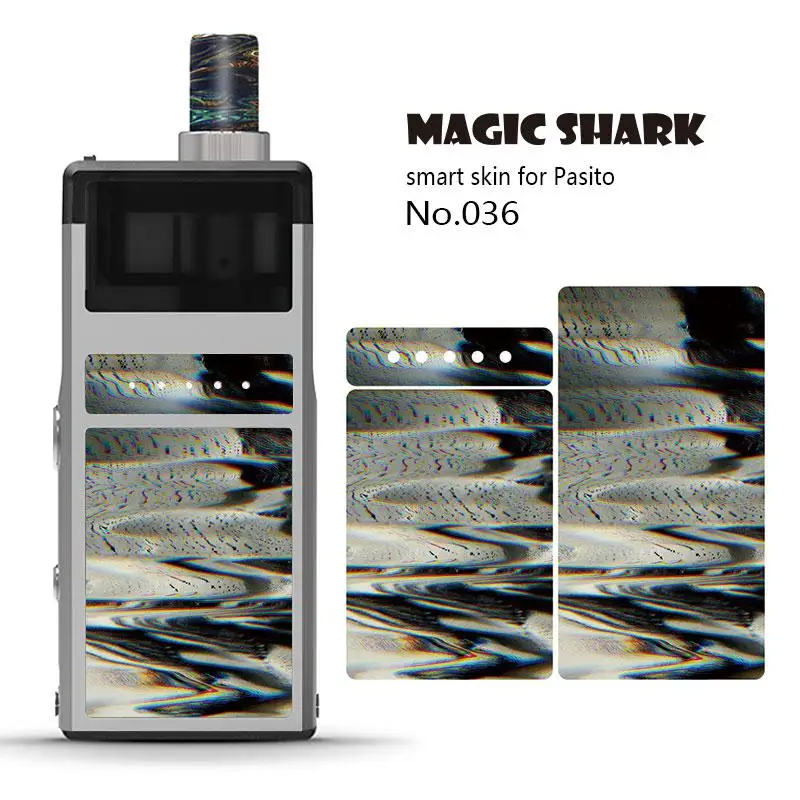 Magic Shark Fur ME+ YOU Ультратонкий чехол с принтом в виде черепов Venom Stone, пленка, наклейка на кожу для Smoant Pasito 036-045 - Цвет: 036