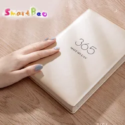 Carnet de notes A5 2022 pages de papier, planificateur annuel et mensuel, couleur bonbon, bureau, Plan à 365 jours pour étudiants, papereria et Oficina, 208 