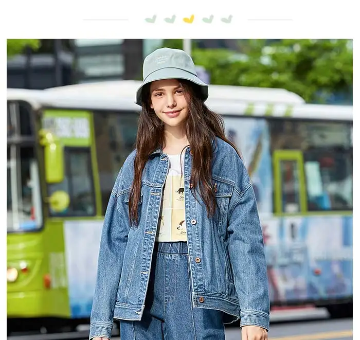 SEMIR джинсовая куртка Женская Осенняя мода с отворотом свободная негабаритная трендовая куртка Гонконг шикарная хлопковая