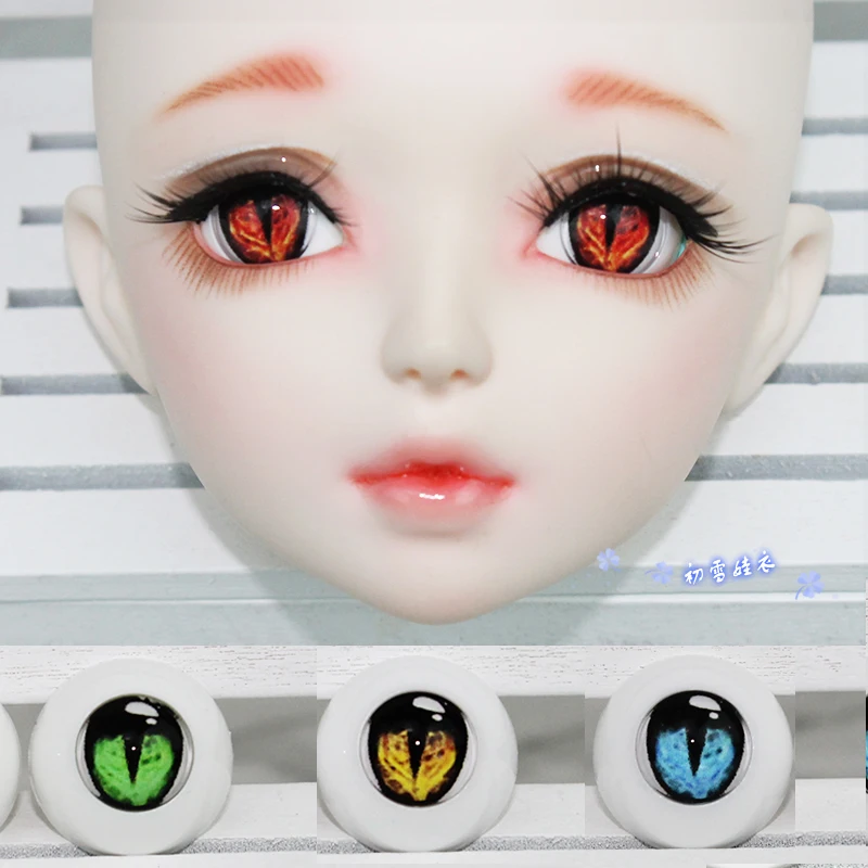 1/6 1/4 1/3 BJD аксессуары кукла полусферический глазный шар пластиковый мультфильм глаз для BJD/SD, не включает кукольную голову и другие E2561
