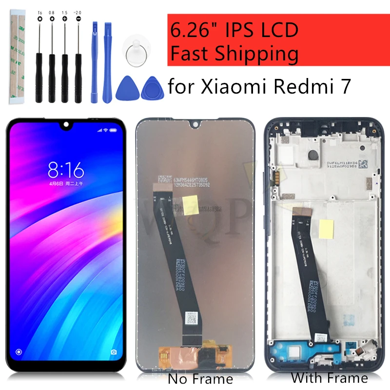 

For Xiaomi Redmi 7 LCD Display Touch Screen Digitizer Assembly For Redmi7 lcd Display Snapdragon 632 lcd Screen Replacement 6.26