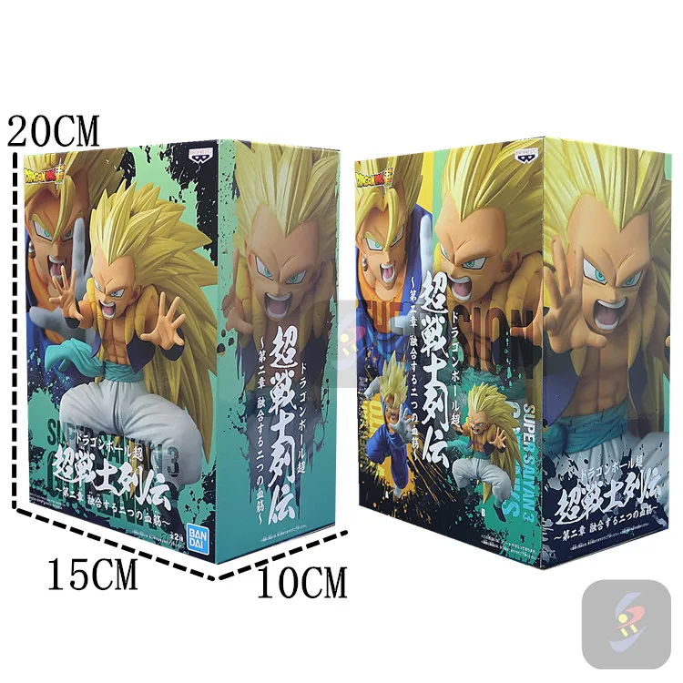 Banpresto Dragon Ball Z DBZ SSJ Vegetto of the SSJ3 Gotenks Vol. 2 игрушки Фигурки Модель Куклы Brinquedos