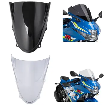 

For Suzuki GSXR125 GSXR 125 GSX-R125 2017-2018 ABS Motorcycle Windshield Windscreen Double Bubble Wind Deflectors Black Clear