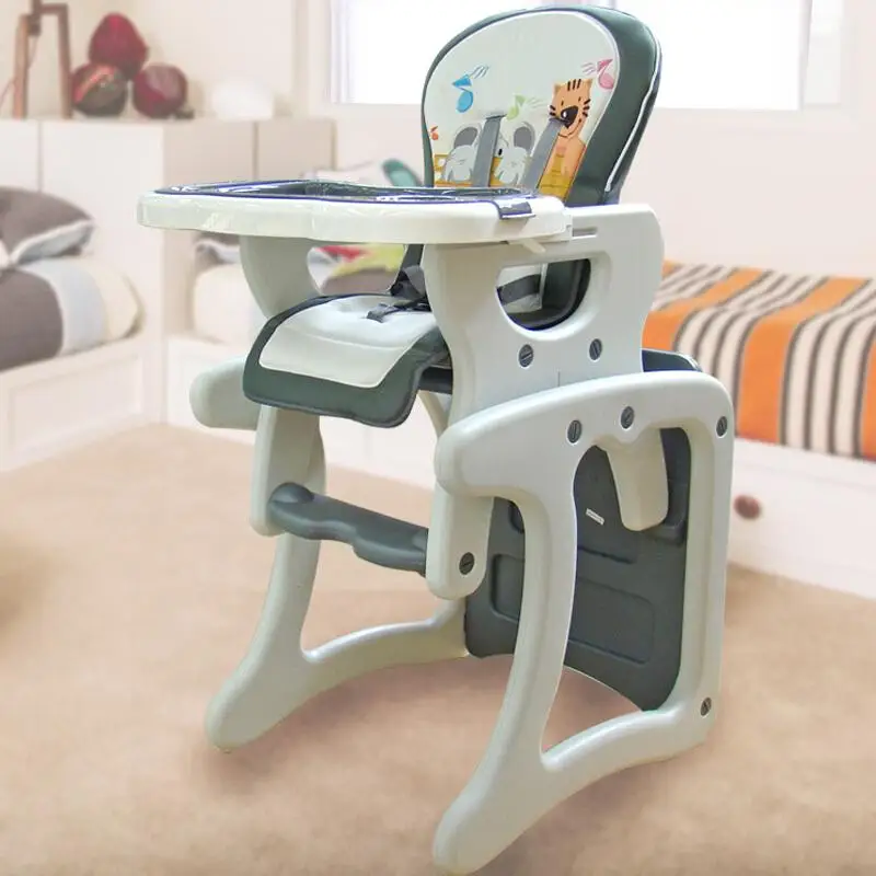 Детский обеденный стул многофункциональный пластиковый детский портативный Bb стул ребенок может быть съемный - Цвет: C