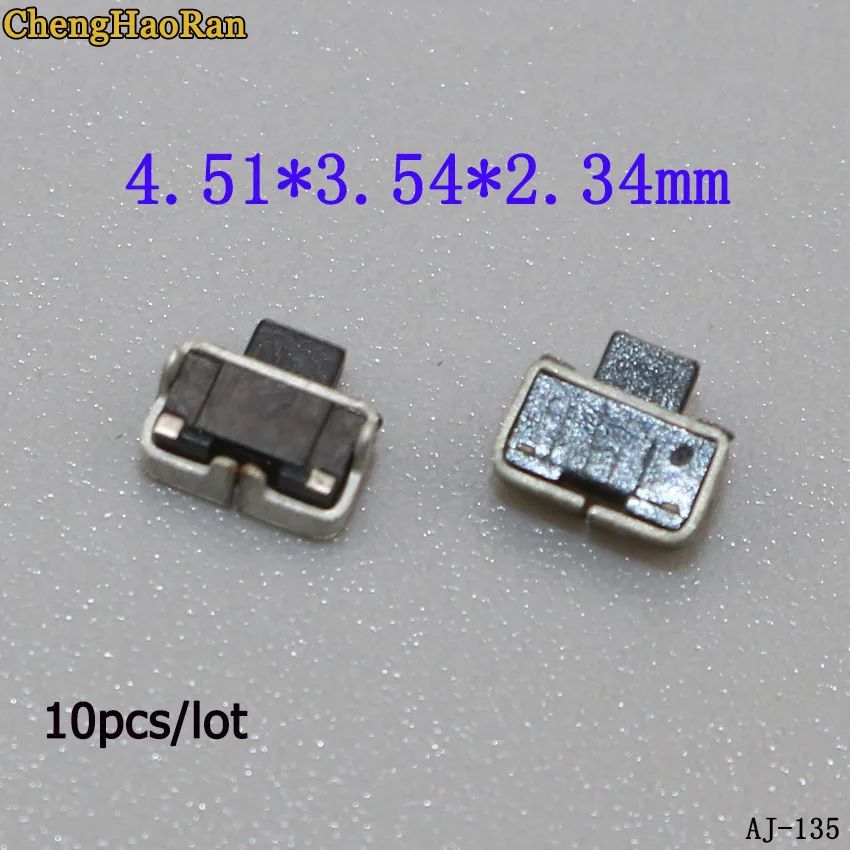 ChengHaoRan SMD Кнопка Патч горизонтальный тумблер маленький переключатель, передвижной переключатель набор из 10