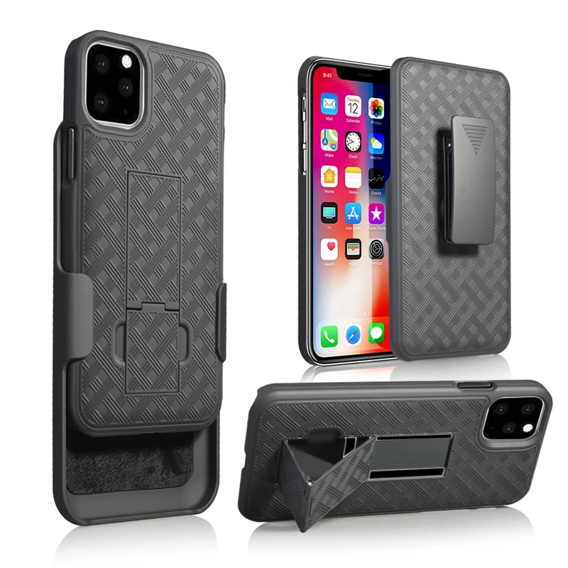 

For Iphone 11 Pro Max IPhone11 11Pro Hybrid Holster Defender Man Waist Belt Clip Case Running Cover for Iphone11 Sport Holder