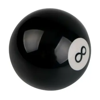 

MT AT Gear Shift Knob With Adapter.Acrylic 1pc NO.8 Billiard Ball Car Manual