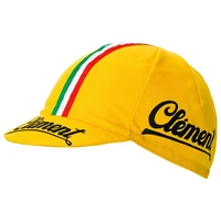 Clement Tubulars Retro Cycling Caps Yellow Bike Hat One Size Fits Most 1