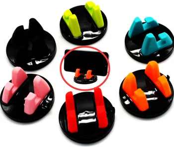 

by DHL or Fedex 500pcs Universal Car Phone Holder Stand 360 Degree Rotation Dashboard Mount Decoration Silicone For GPS Holder