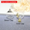 10PCS Preglued Screw Cap Glass Globe Pendant Necklaces With Rubber Seal Tiny Glass Globes Glass Vial Pendant Diy Finding 5