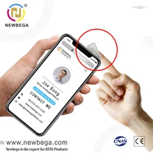 NTAG213 Chip NFC Sticker,10*20mm Universal SMALL SIZE Label,Support URL Write Inisde,13.56MHZ RFID Programmer Tag