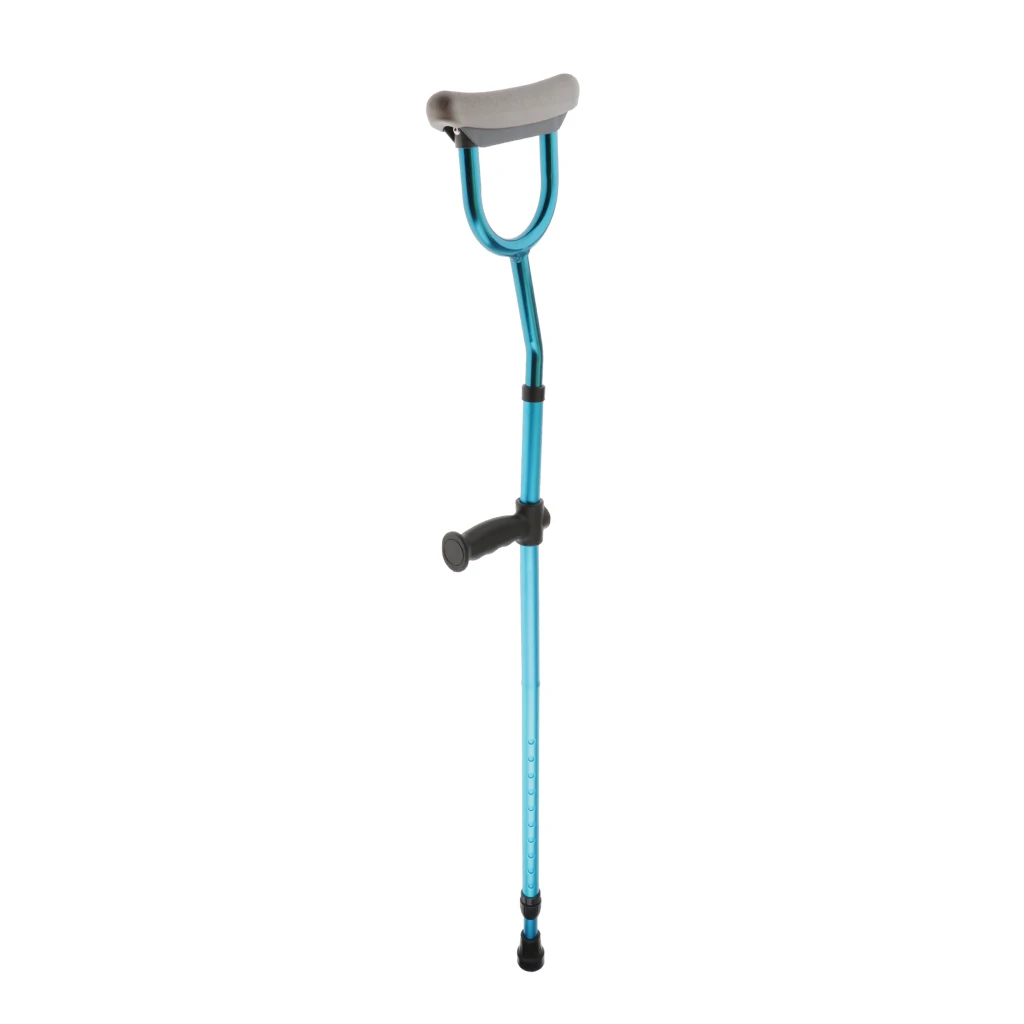 Folding Forearm Crutches Armpits Orthopedic Walking Poles / Adjustable Height 112-120cm