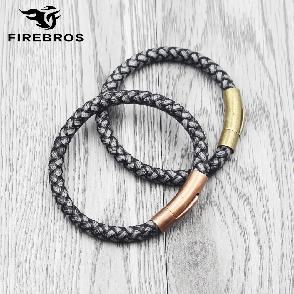 FIREBROS старинная/красная бронза Пряжка из нержавеющей стали античный серый