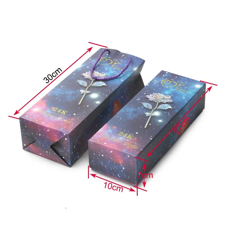 Позолоченная 24k фольга, Золотая Роза Eternelle, Золотая Роза, вечная любовь, сумка в коробке, День Святого Валентина, День матери, свадебный подарок, Декор