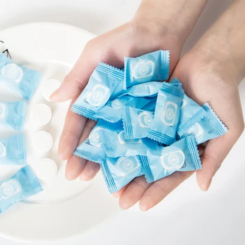 

100Pcs 20x22cm Disposable Compressed Towel Nonwovens Face Towel Portable Washcloth Outdoor Travel For Bathroom Kitchen