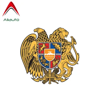 

Aliauto Creative Car Sticker Armenia Flag Coat of Arms Styling Vinyl Decal Cover Scratches for Porsche Mazda 6 Peugeot,10cm*10cm