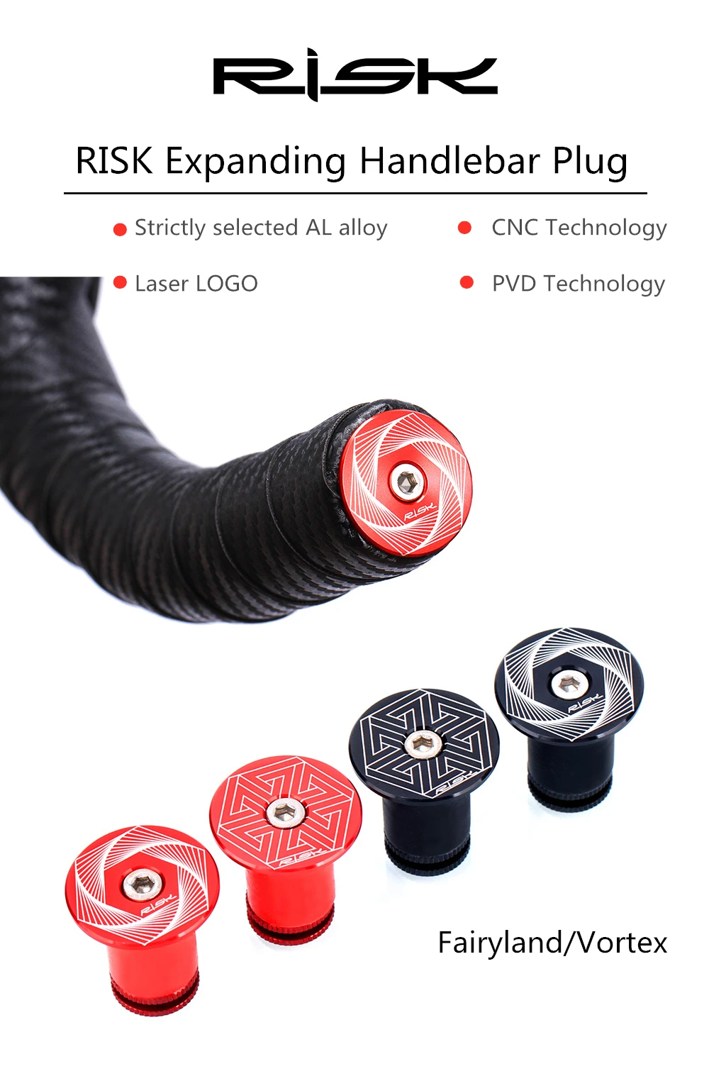 ZORQ Extrémités de la Barre intérieure de vélo, Extrémités de Guidon de vélo de Montagne aérodynamiques relaxantes, Accessoires de Cyclisme pour VTT