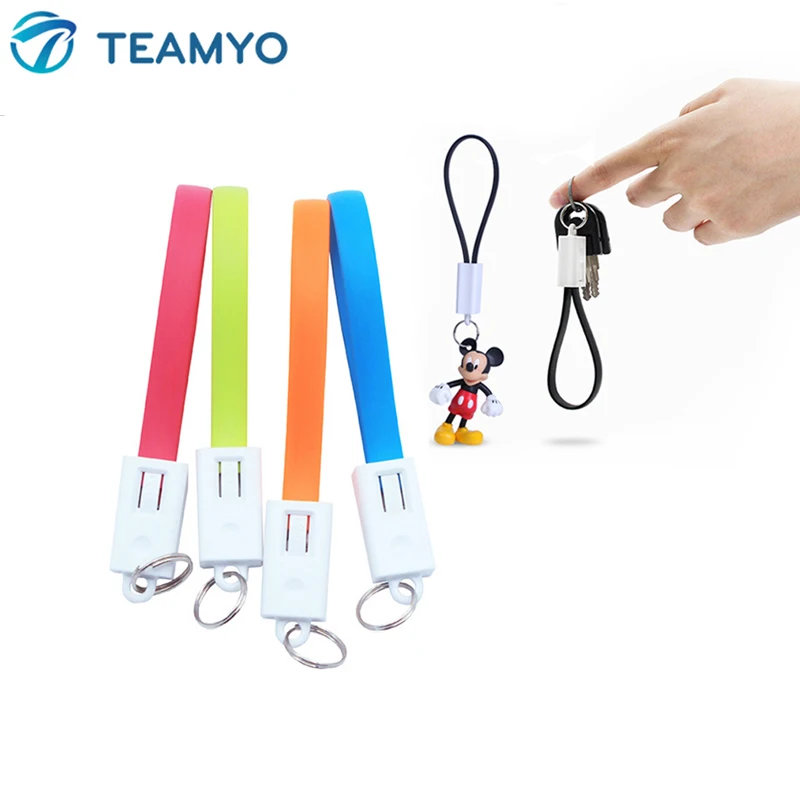 

Keychain Cable Micro Type C USB Cable for Android Samsung Xiaomi LG HTC Universal Cable Key Chain Sync Data Charger Cable