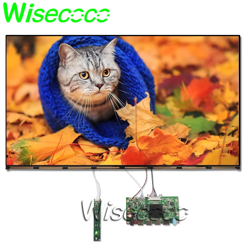 Wisecoco uhd ips экран 23,8 дюймов 4 к ЖК-дисплей 3860x2160 hdmi dp edp 30 контактов драйвер платы для настольного телевизора монитор MV238QUM-N20