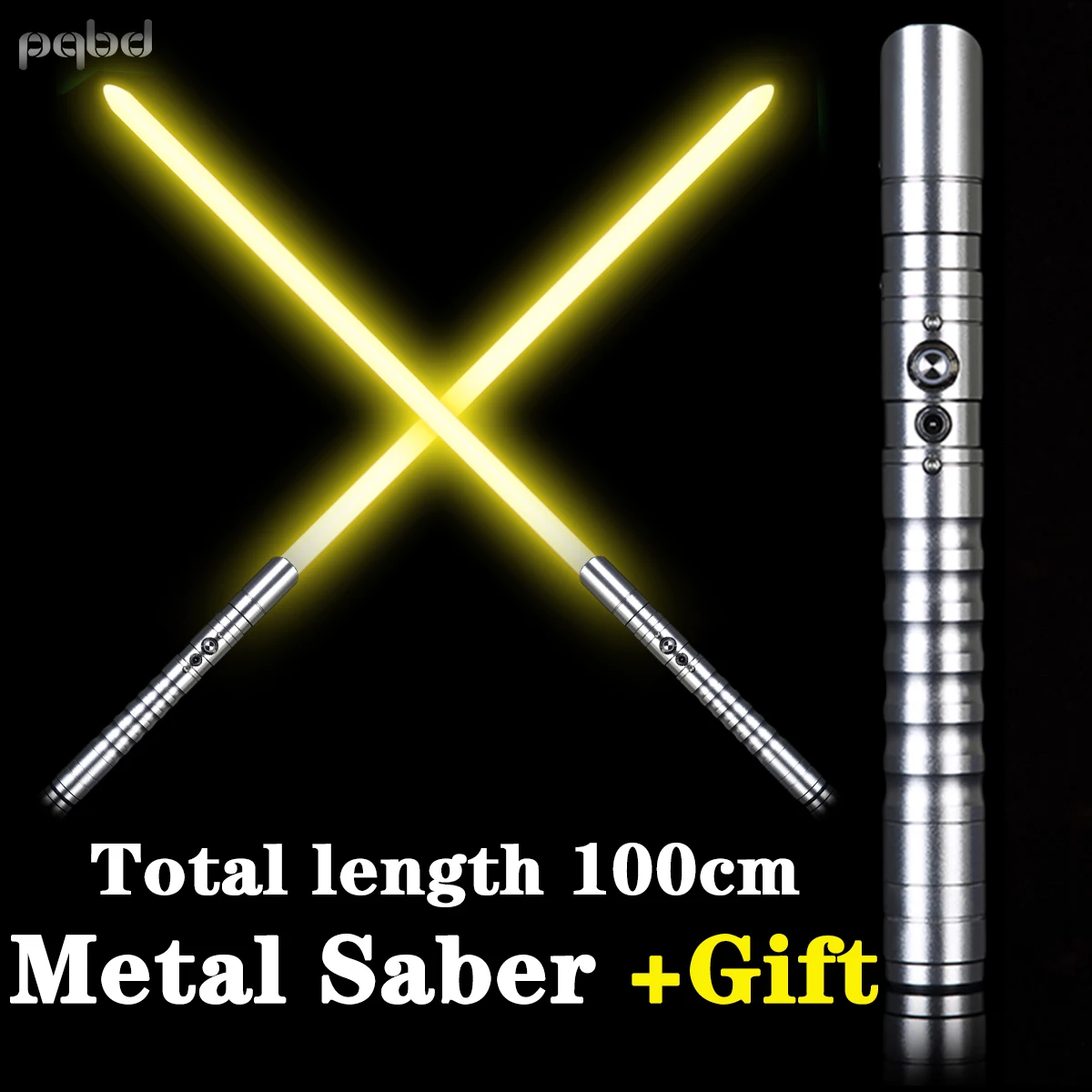 pqbd световой меч RGB 11 Color Change Heavy Dueling Sound Metal Light Saber Force FX Blaster Toy Luces LED Lightsaber Gift |