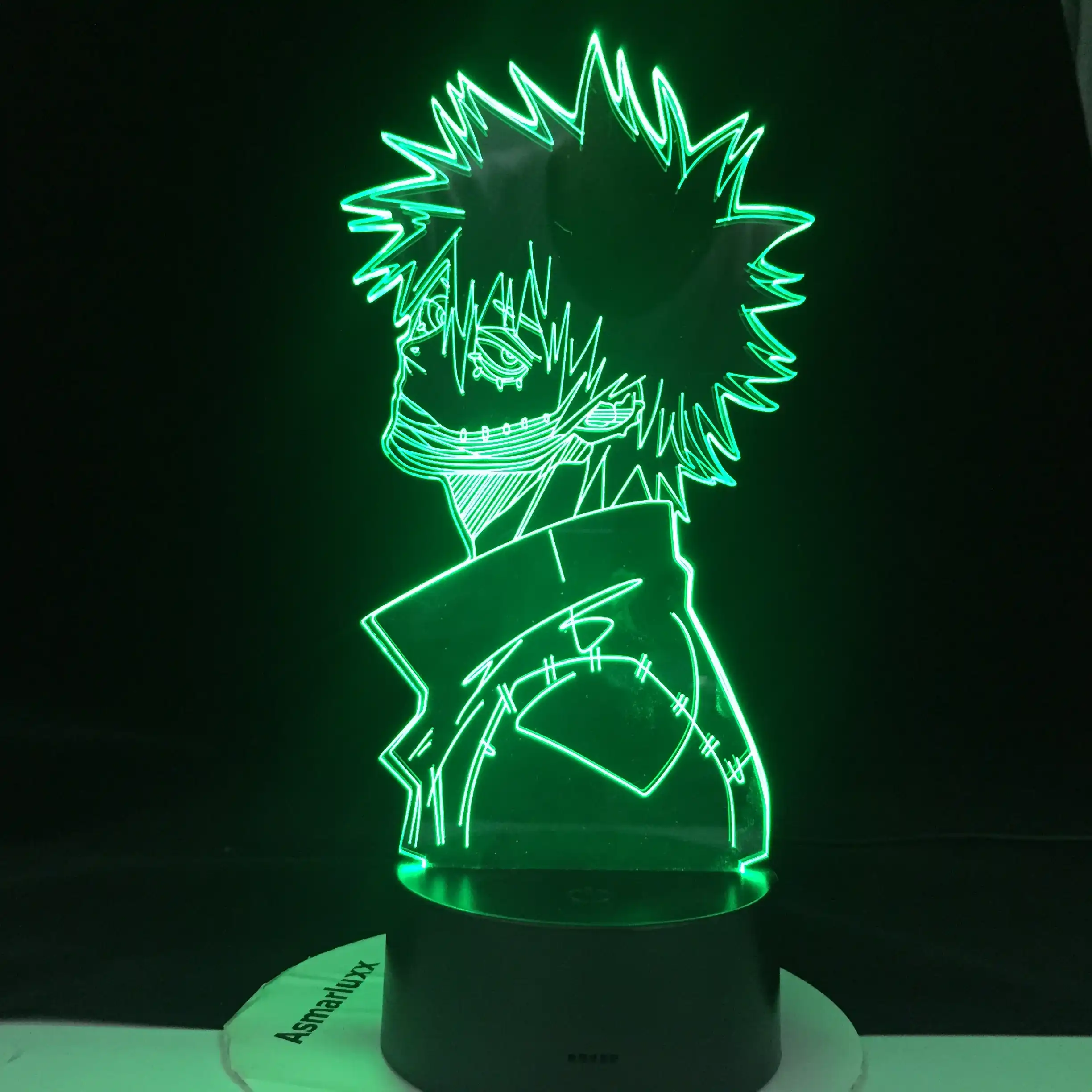 Night Lights Details About Led Night Light Naruto Jiraiya Figure Anime Nightlight 3d Lamp Bedroom Decor Home Garden