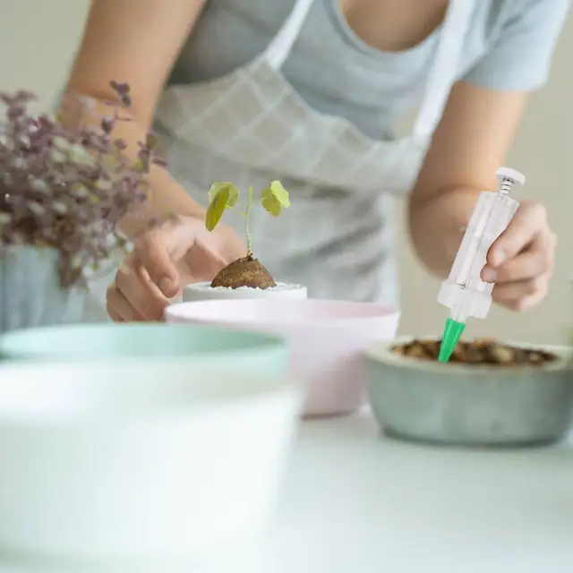 1Db Mini Vetőmag Kézi Vetőgépek Virág Edény Virágmag Ültetvény Kerti Kertészeti Készlet