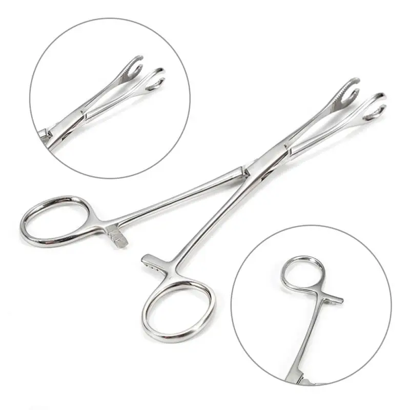 Foerster Sponge Forceps, Piercing Clamps, 7 Large Foerster Open Round  Clamp Pliers Body Piercing Forceps for Navel Piercing Belly Ear Tongue  Septum Lip Piercing 