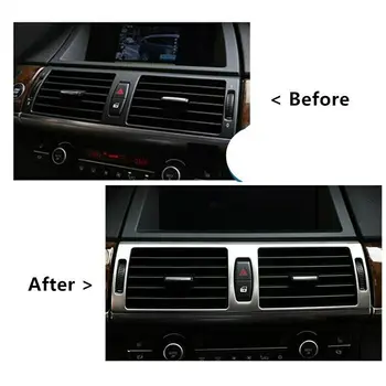 

Center Air Conditioner Trim Air Vents Frame For BMW X5 E70 X6 E71 2008-2014
