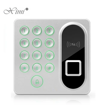 

125KHZ ID Outdoor Fingerprint password keypad access control reader for security door lock system gate opener use