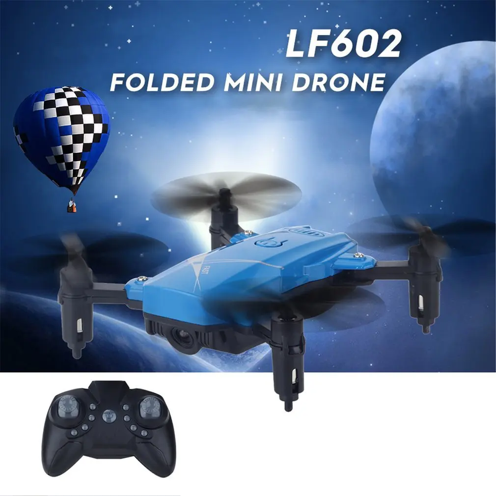 LF602 Мини RC 2,4G складной Радиоуправляемый квадрокоптер Дрон самолет с удержанием высоты один ключ возврат Безголовый режим 3D переворачивается подарок