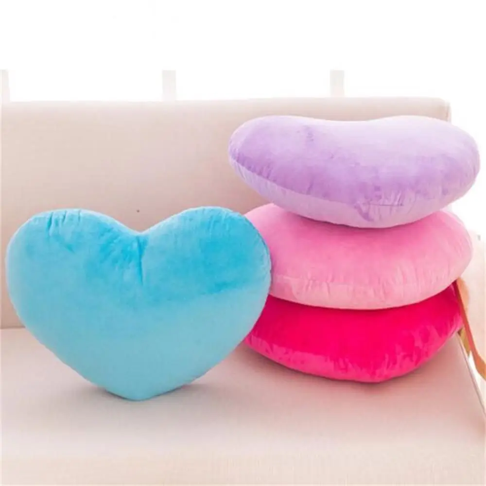 15//20cm Pink Soft Pillow Red Heart Shape Pillow Plush Pillow Valentines Day Throw Pillow Cotton Cushion Home Decor Lover Gift 5