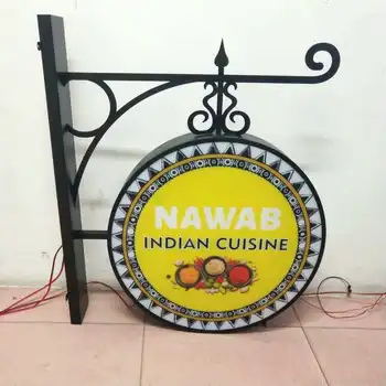 شراءمخصص مزدوج الجانب صندوق إضاءة KTV معدنية لافتة للباب مضاءة صندوق CE نوعية جيدة