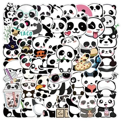 Pegatinas de dibujos animados de Panda para niños y niñas, calcomanías impermeables con dibujos de animales, grafiti, equipaje, monopatín, portátil, 10/30/50 piezas