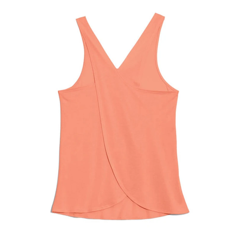 Women Yoga Shirts Quick Dry Sports Shirts Cross Back Gym Athletic Fitness Shirt Sleeveless Sports Singlet Tank Top Yoga Vest