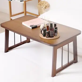 

The Table Folding Bed Table Notebook Computer Desk Learning Japanese Table Tatami Wave Window