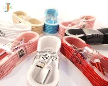 

300pcs/lot USB C Type C Fast Charging Data Sync Cable Nylon Internal Tray Fabric Cable for Huawei P20 Honor 10 V20 Phone Charger