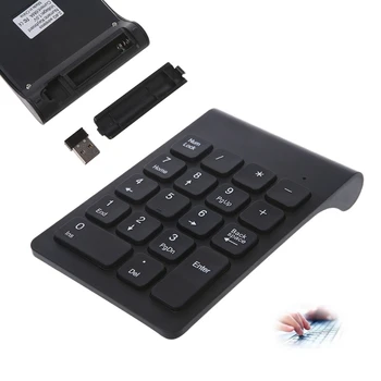 

Portable 2.4G Wireless Digital Keyboard USB Number Pad 18 Keys Numeric Keypad For Laptop PC Notebook Desktop