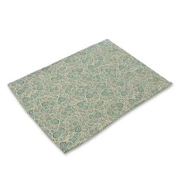 

Geometric Placemat Cotton Linen Table Mats Cute Triangle Pattern Placemats For Children Kids Kitchen Dining Place Mats Pads