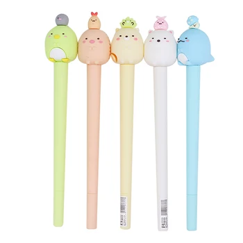 

Cute Corner Creature colored kawaii gift gel-ink pens for writing Cute stationery office school supplies Color random