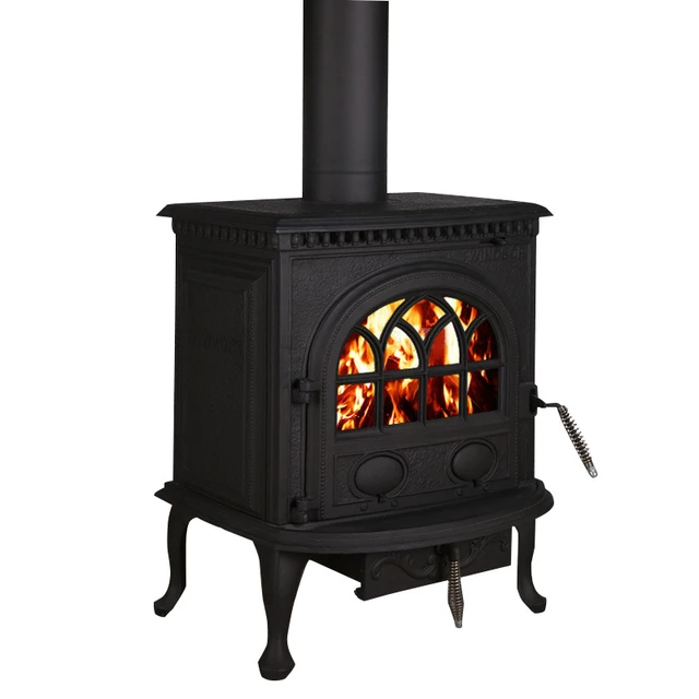 Large Cast Iron Stoves Real Fire Fireplace Firewood Burning Stoves Wood  Burning Stove - Smart Home Control - AliExpress