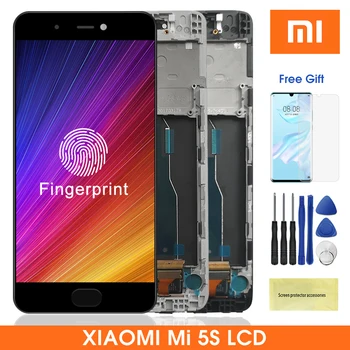 

5.15 "Original 5S Lcd For Xiaomi 5S mi 5S M5s LCD Display With Touch Screen Digitizer For Xiaomi mi 5S Lcd With fingerprint