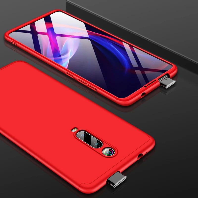 best phone cases for xiaomi Redmi K20 Pro 360 Case RedmiK20 360 Degree Full Cover Protected Matte Hard Case for Xiaomi Mi 9T Pro Mi9T Redmi K20 + Glass Film xiaomi leather case handle Cases For Xiaomi
