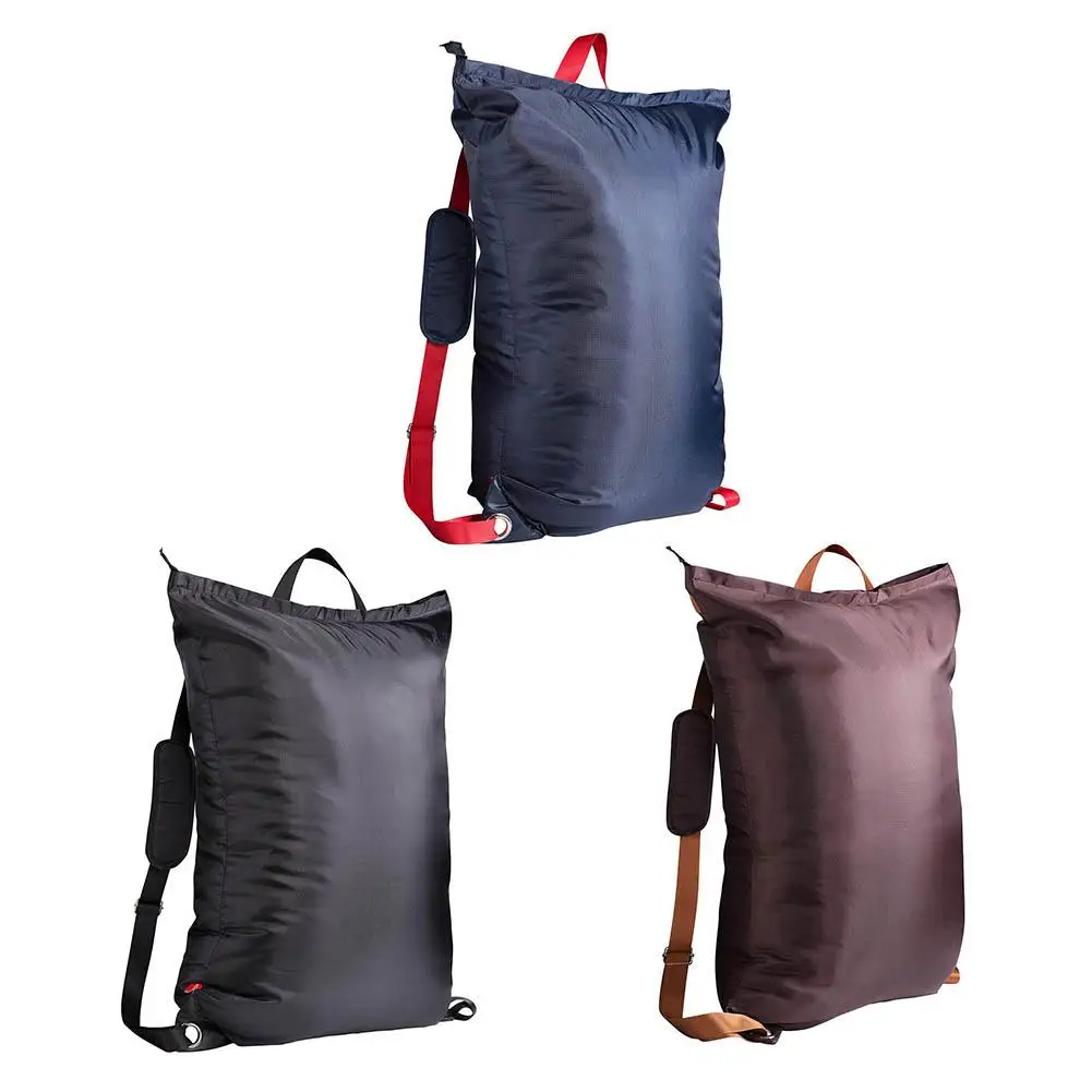 Laundry Bag with Zipper Portable Travel Laundry Backpack Large Capacity
