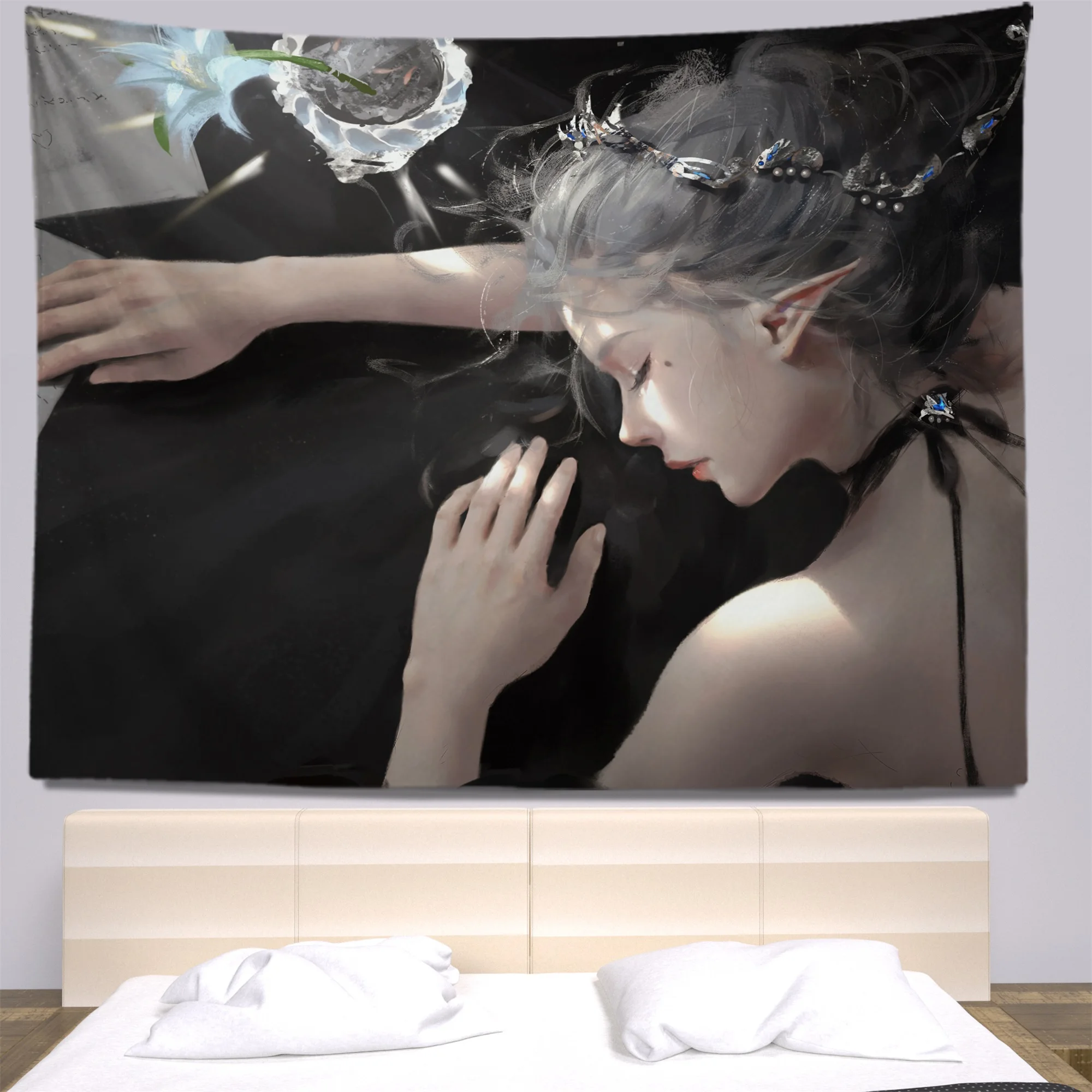 Tapisserie Murale Celtique Suspendue – Design Ornemental II – 25x53 – Jacquard