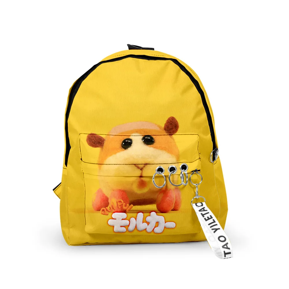 

Weysfor Anime PUI PUI Molcar Guinea Pig Backpack Bags Men Women Teenage Mochilas School Bags Anime 3D Print Cartoon Backpacks