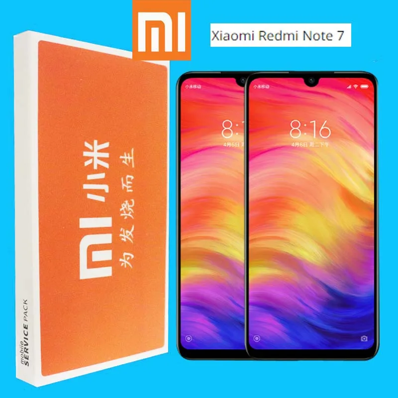 

10-Touch Original LCD For Xiaomi Redmi Note 7 LCD With Frame Display Screen Replacement For Redmi Note7 Pro LCD Display Screen