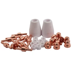 Chalumeau de découpe Plasma pour PT 31 LG 40 40a, taille Standard, consommables, buses à pointe étendue, électrode, 32 pièces 